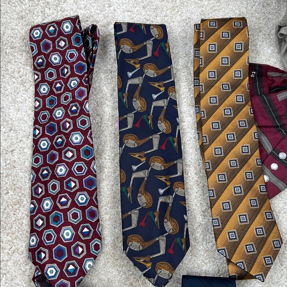 Tie Lot Necktie Reseller Mixed Christian Dior Nordstrom Prana Pants Shirt - Picture 14 of 15